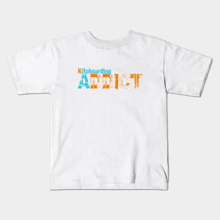 Kite boarding Addict Kids T-Shirt